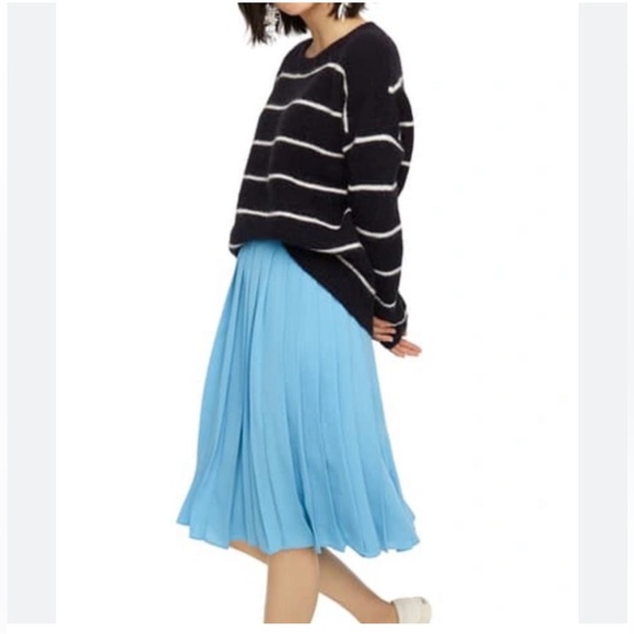 J. Crew Pleated A-line Midi Skirt Size: 14 Length: 28” - Picture 1 of 7